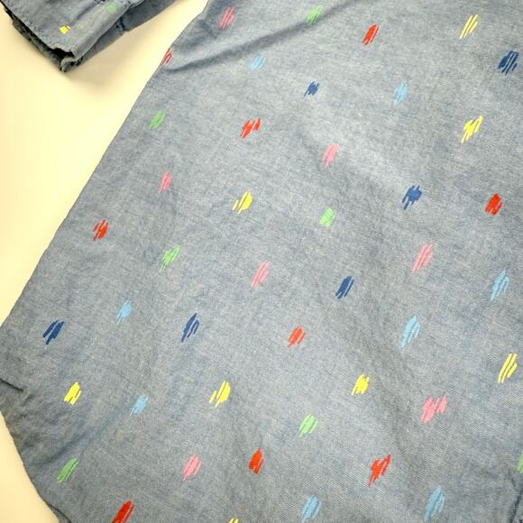 H&M Rainbow Splatter Denim Dress - Picture 3 of 5